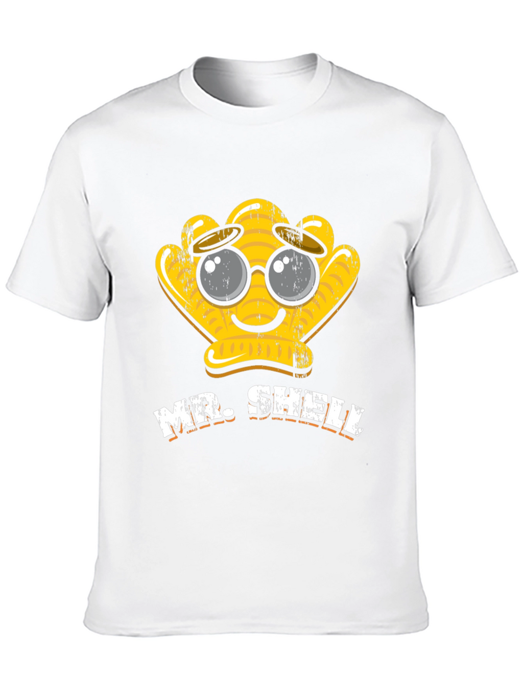 Mr. Shelly Graphic T-Shirt - Cute Cartoon Shell Tee