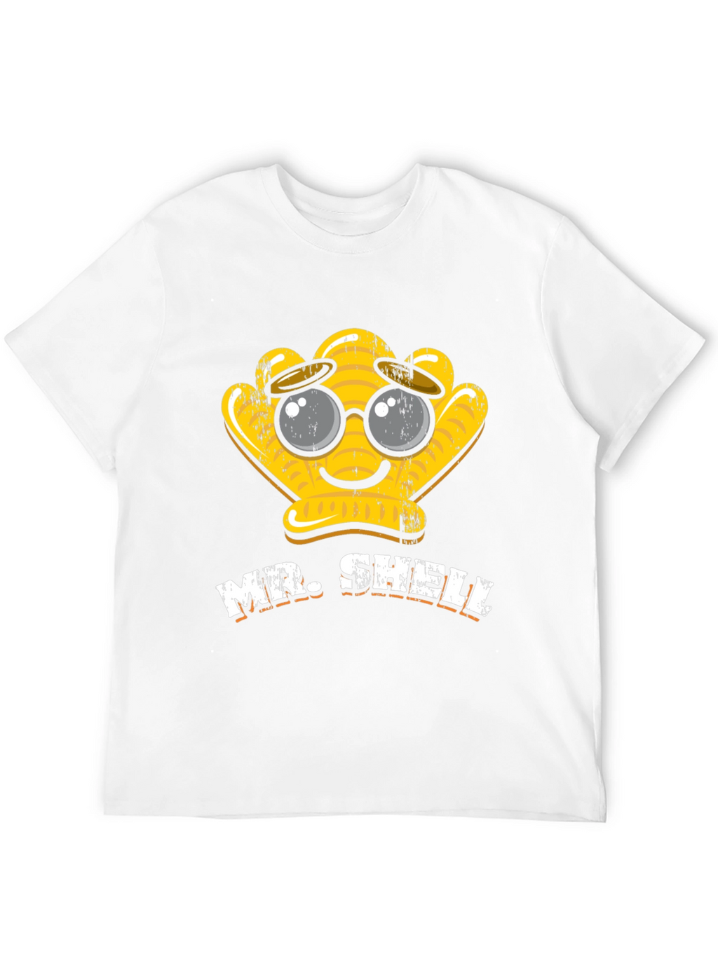 Mr. Shelly Graphic T-Shirt - Cute Cartoon Shell Tee