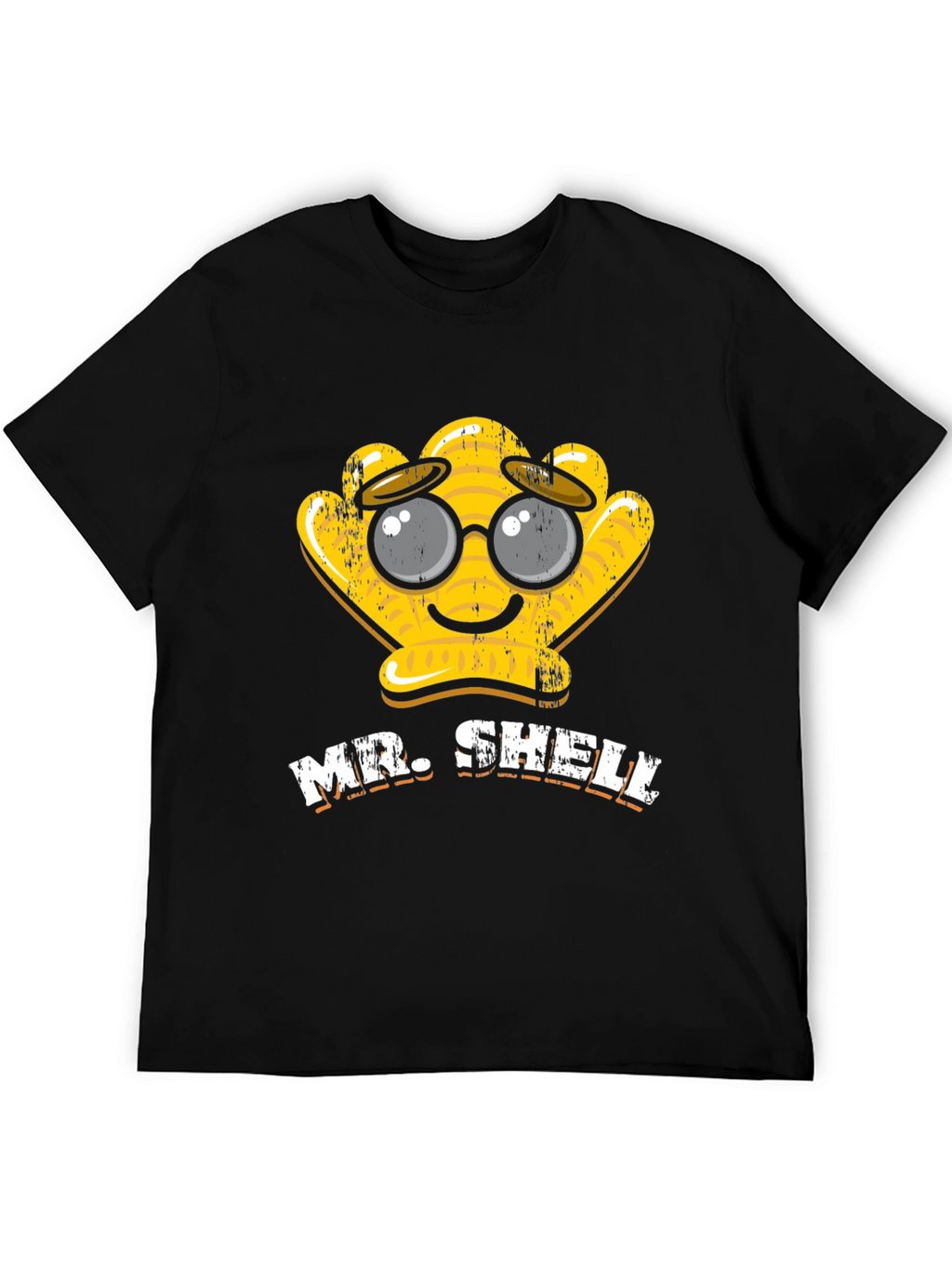 Mr. Shelly Graphic T-Shirt - Cute Cartoon Shell Tee
