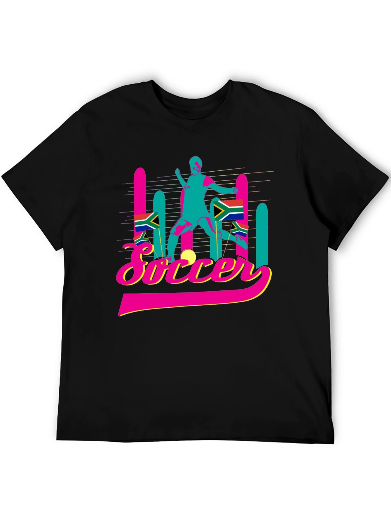 Soccer Graphic Tee - South Africa Colors
