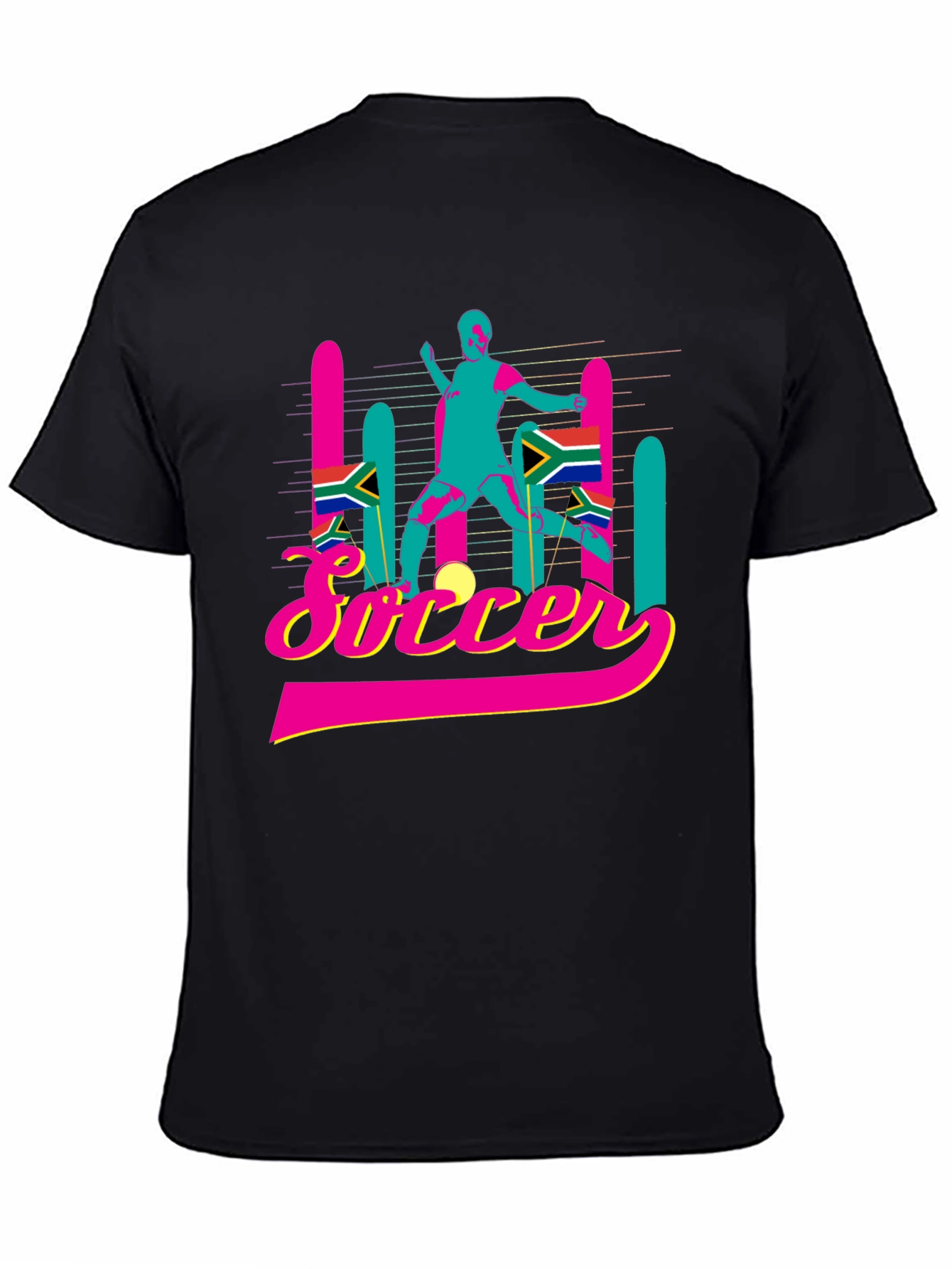 Soccer Graphic Tee - South Africa Colors