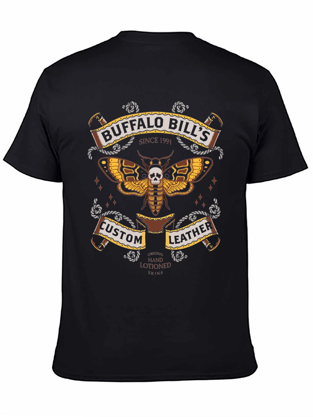 Buffalo Bills Custom Leather T-Shirt
