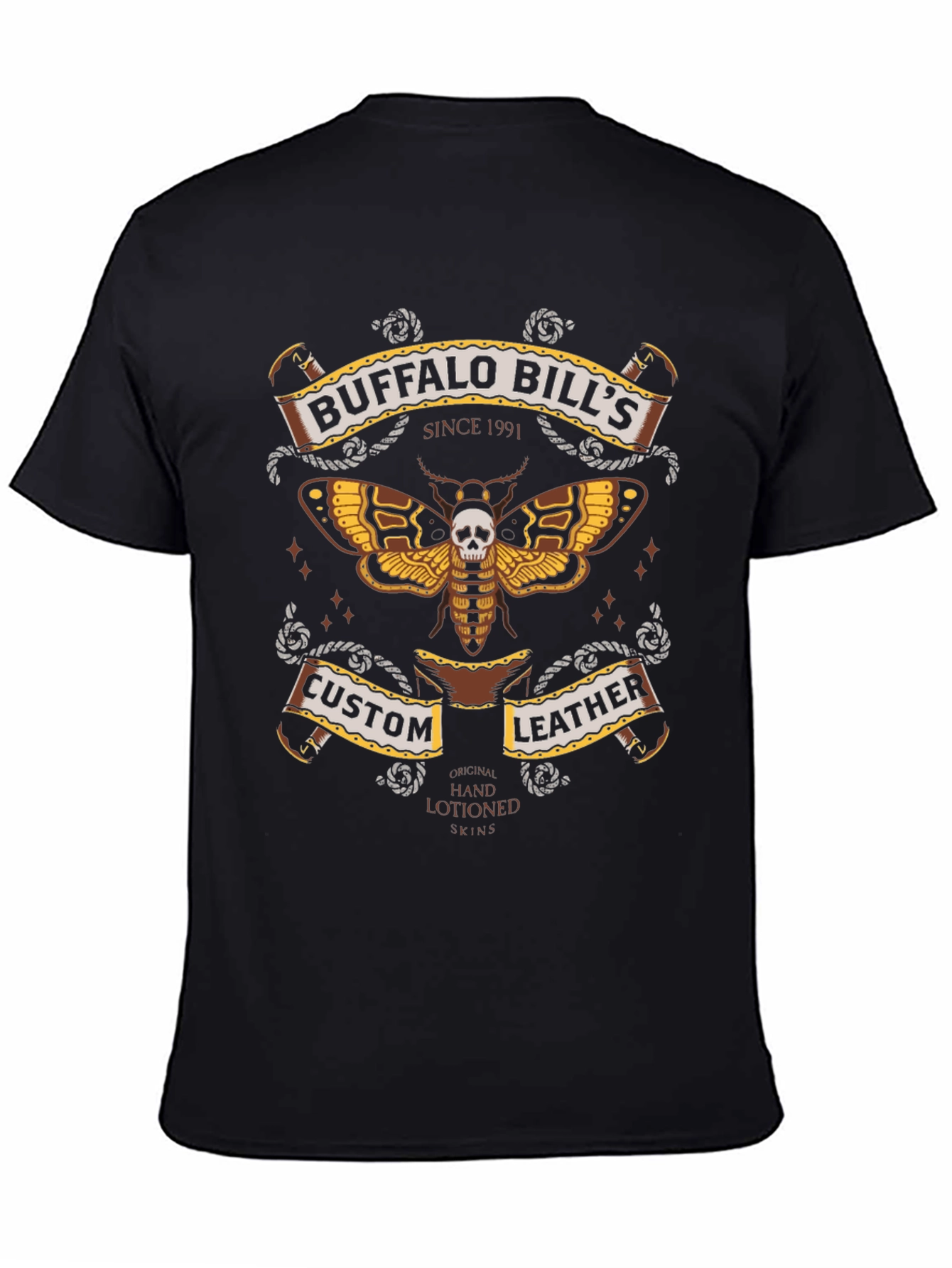 Buffalo Bills Custom Leather T-Shirt