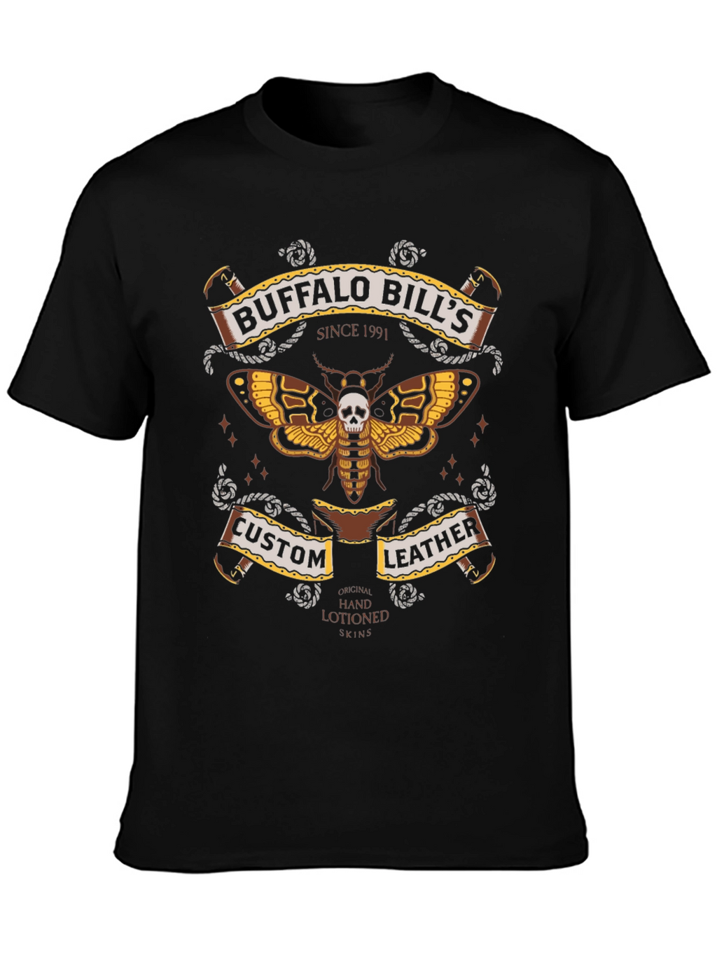 Buffalo Bills Custom Leather T-Shirt