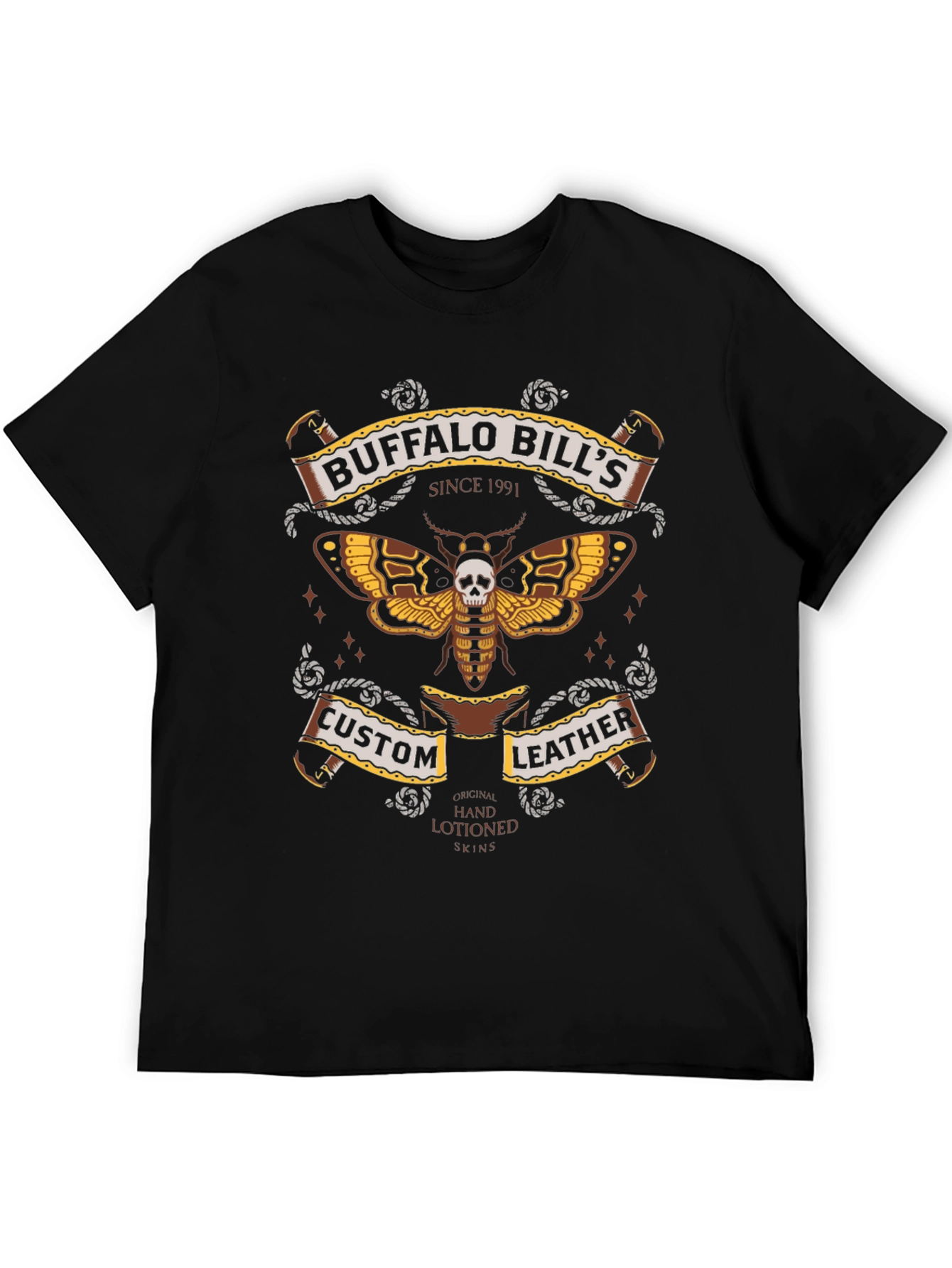 Buffalo Bills Custom Leather T-Shirt