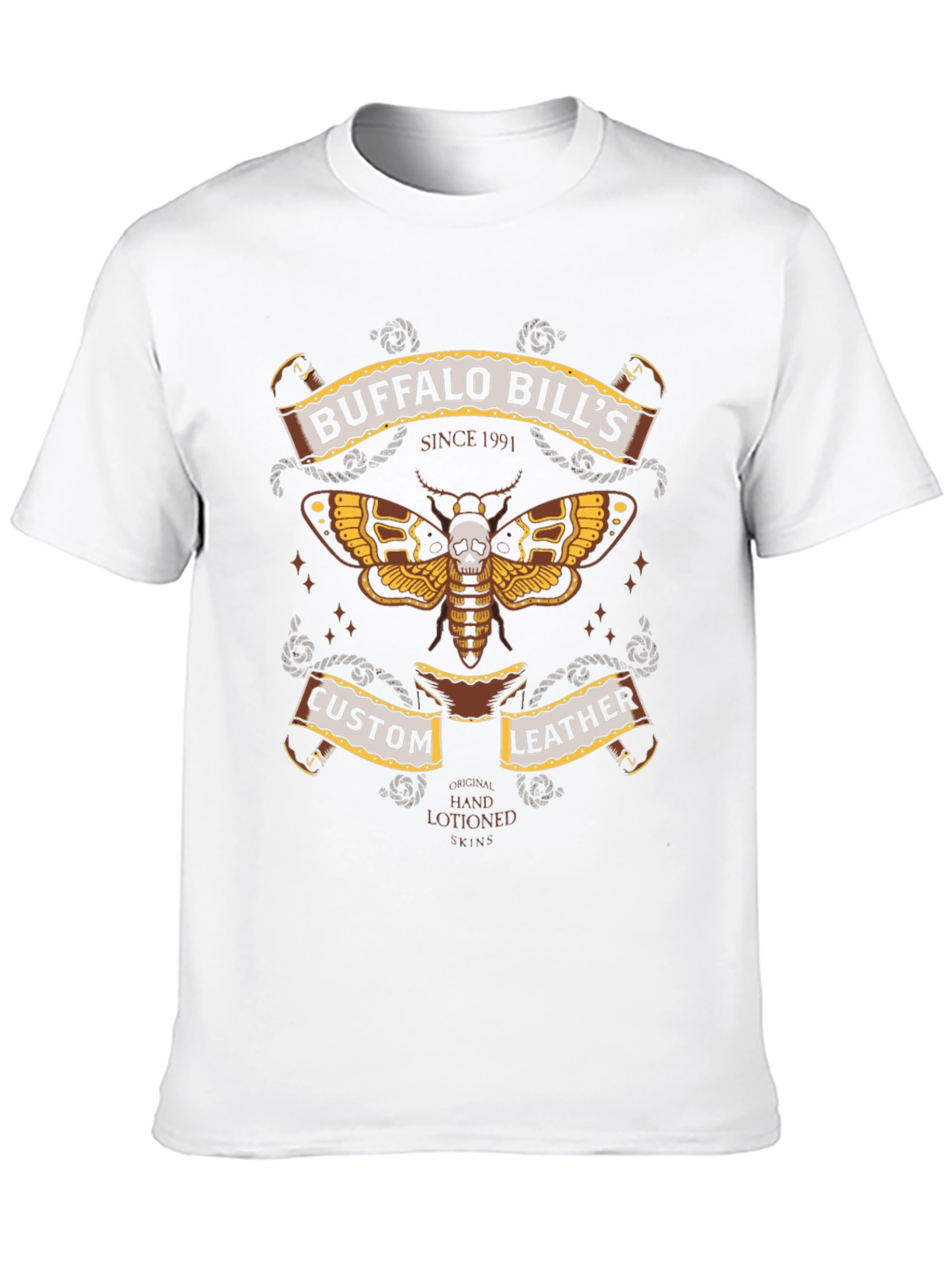 Buffalo Bills Custom Leather T-Shirt
