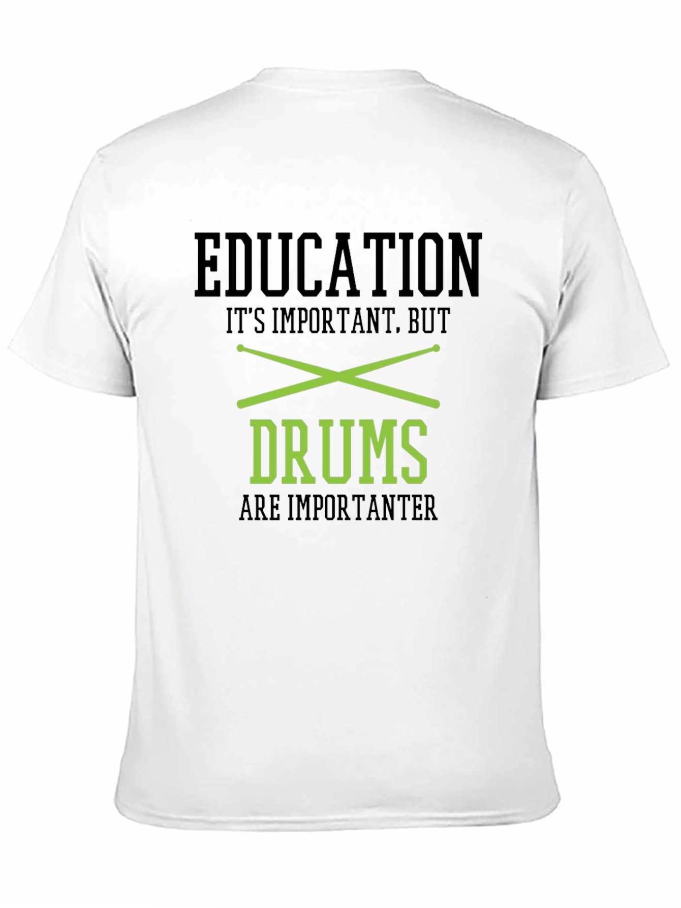 Education Drums T-Shirt - Black