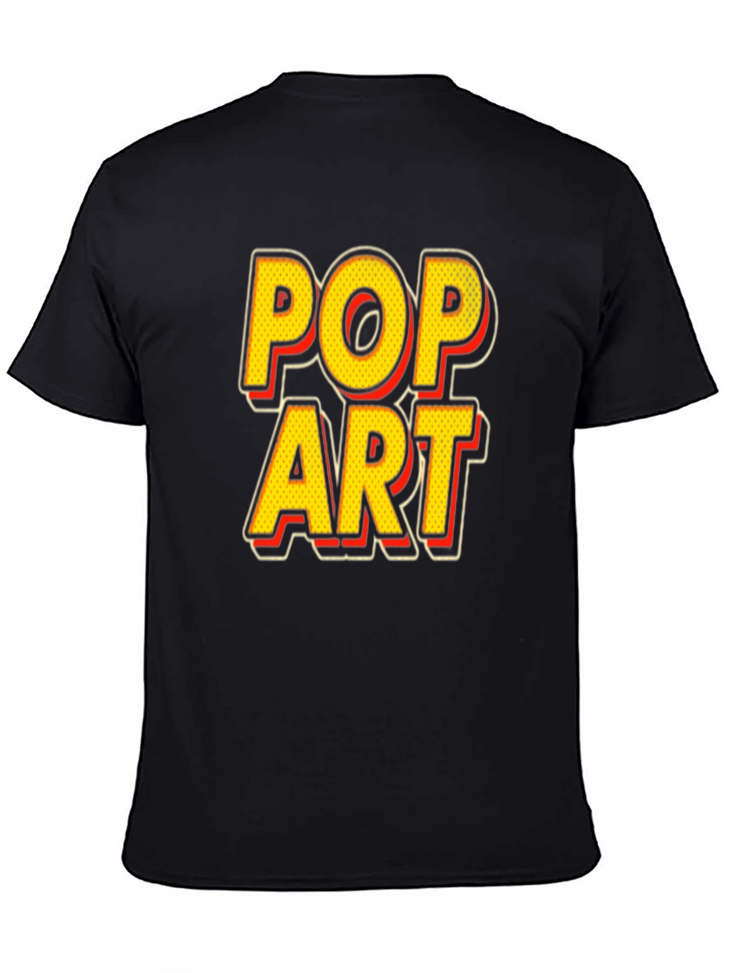 Pop Art Graphic Black T-Shirt - Unique Design Tee