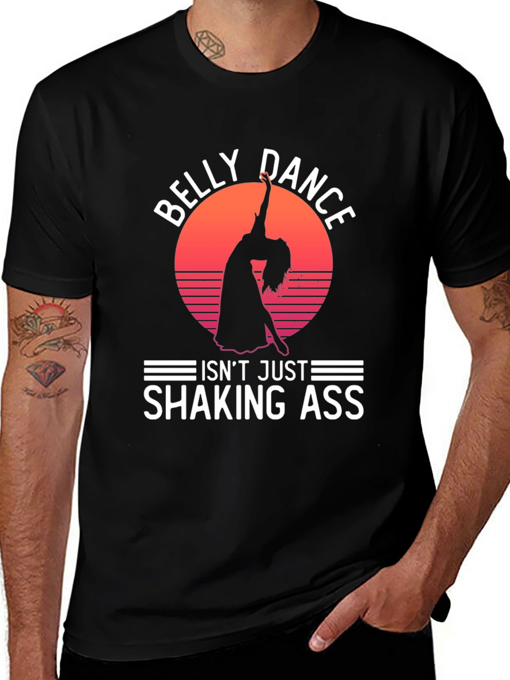 Belly Dance Graphic Tee - Shaking Ass?