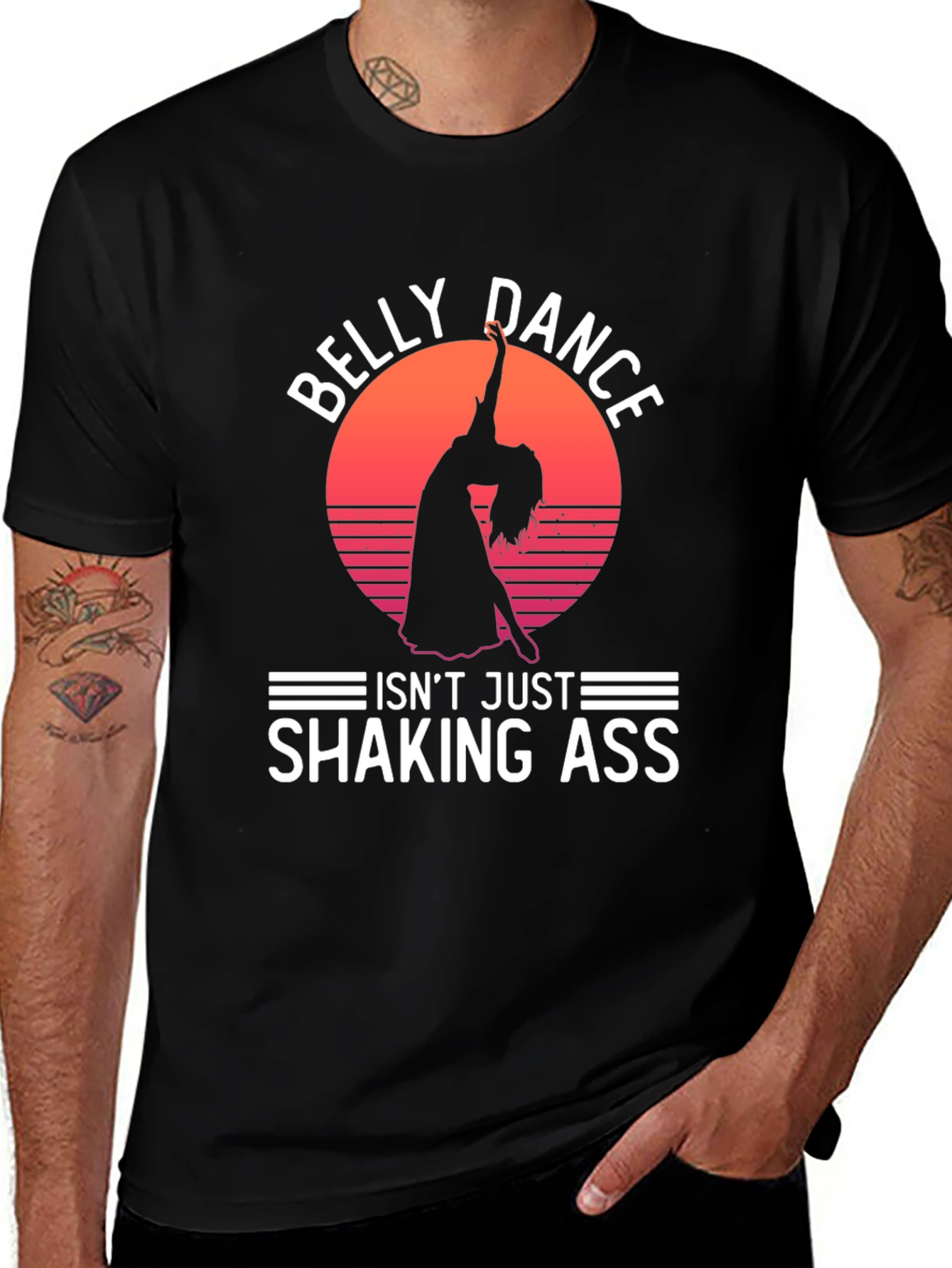 Belly Dance Graphic Tee - Shaking Ass?