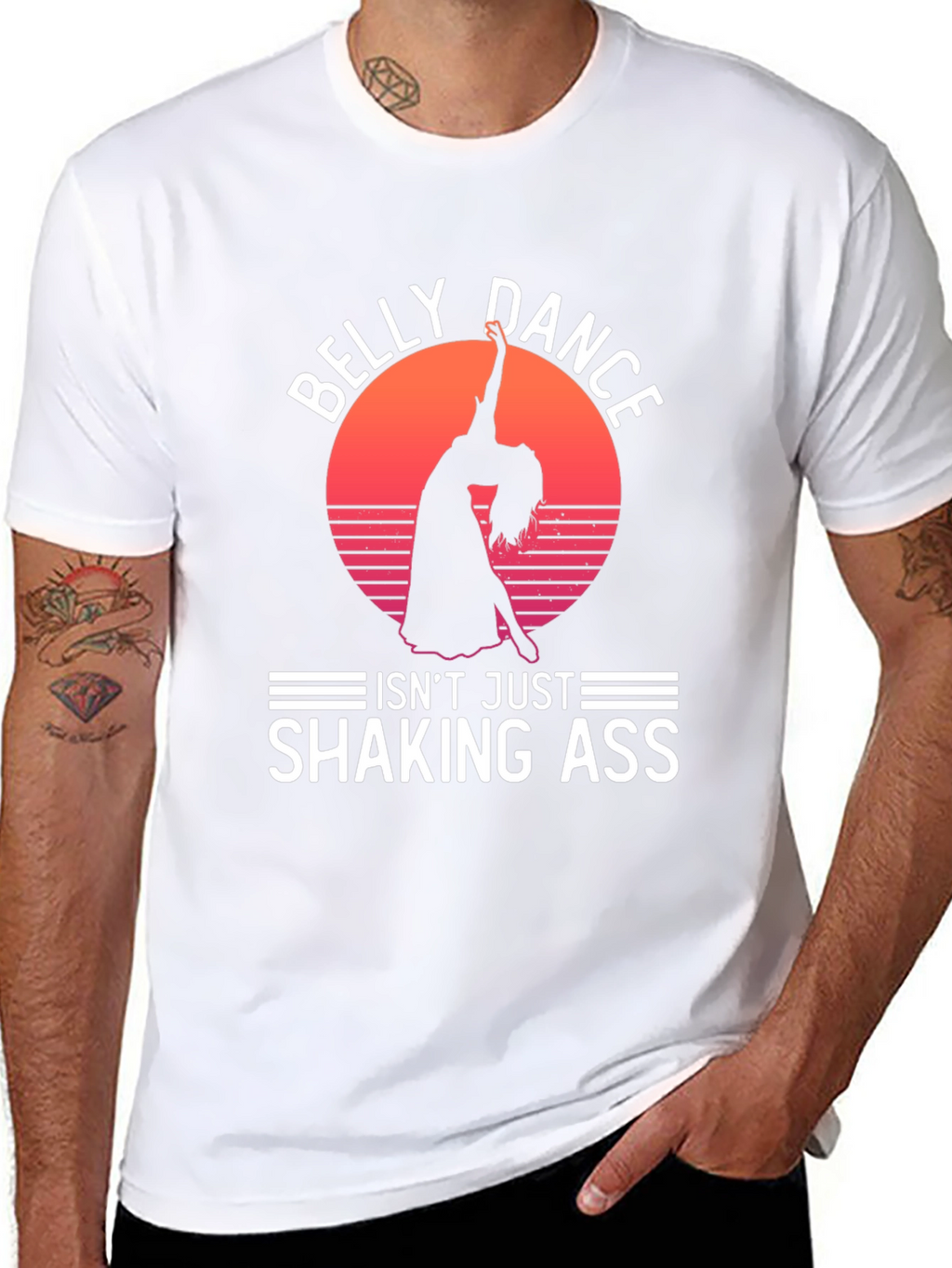 Belly Dance Graphic Tee - Shaking Ass?