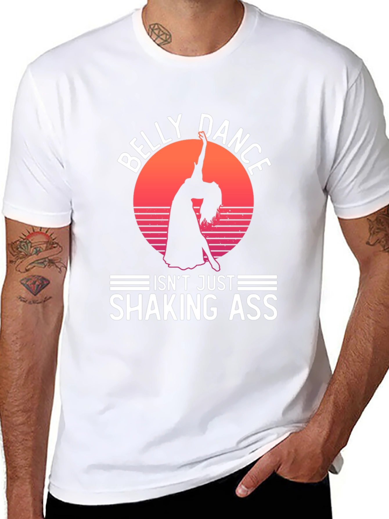 Belly Dance Graphic Tee - Shaking Ass?