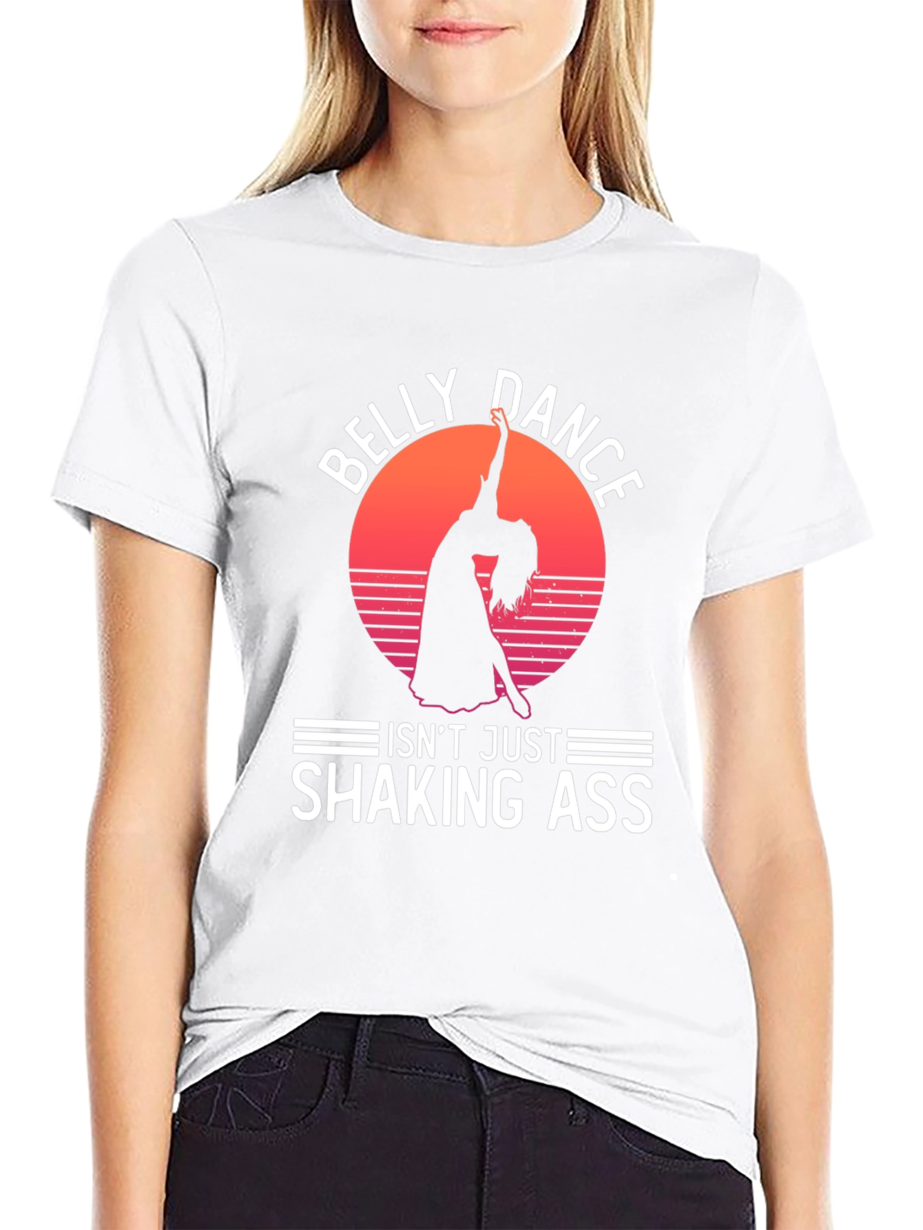 Belly Dance Graphic Tee - Shaking Ass?