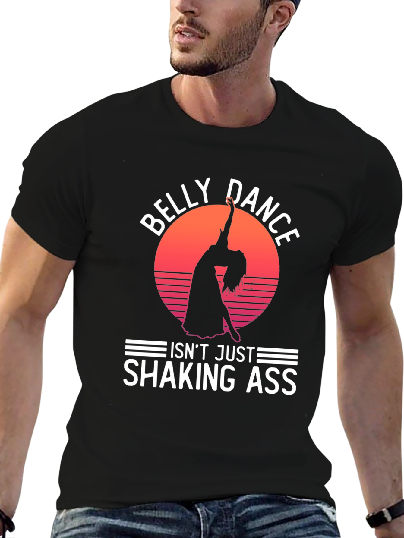 Belly Dance Graphic Tee - Shaking Ass?