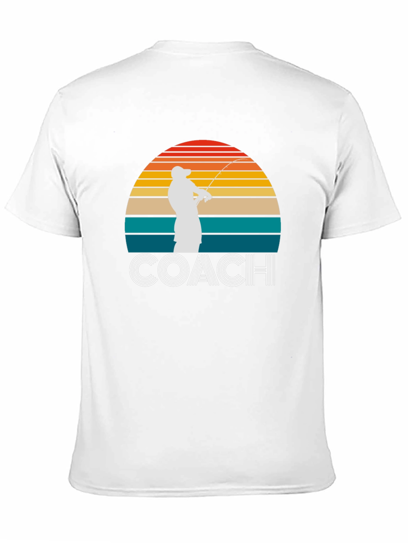 Coach Fishing T-Shirt - Sunset Graphic Tee