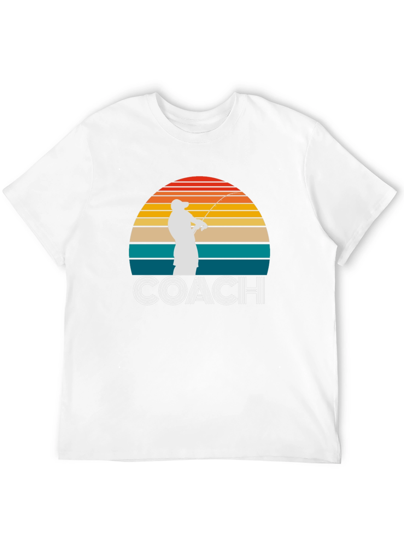 Coach Fishing T-Shirt - Sunset Graphic Tee