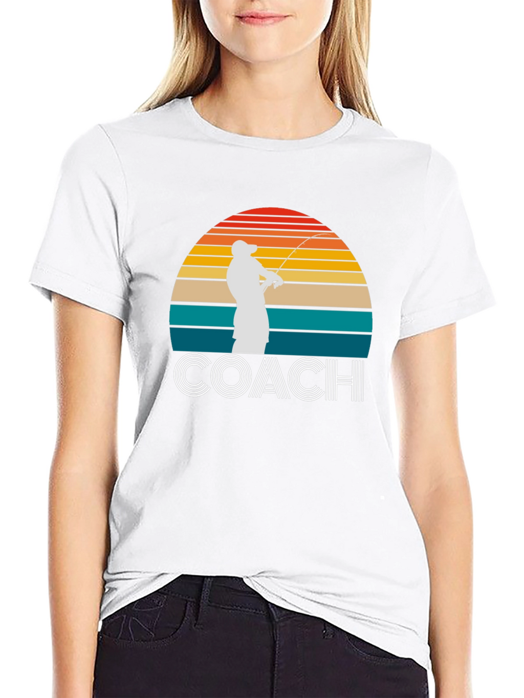 Coach Fishing T-Shirt - Sunset Graphic Tee