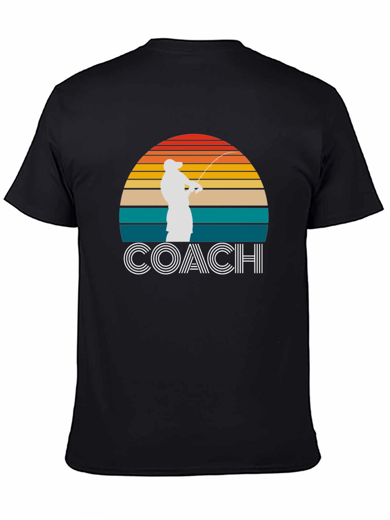 Coach Fishing T-Shirt - Sunset Graphic Tee