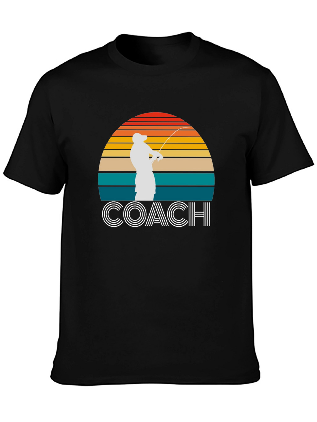 Coach Fishing T-Shirt - Sunset Graphic Tee