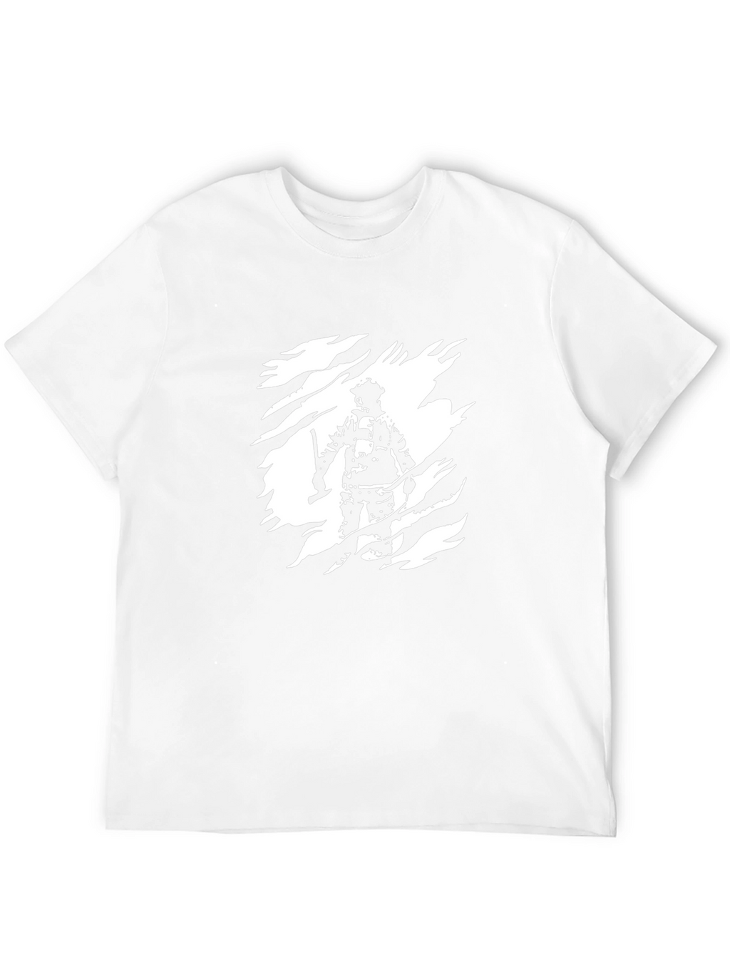 Firefighter Graphic Tee - Black Cotton Blend