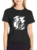 Firefighter Graphic Tee - Black Cotton Blend