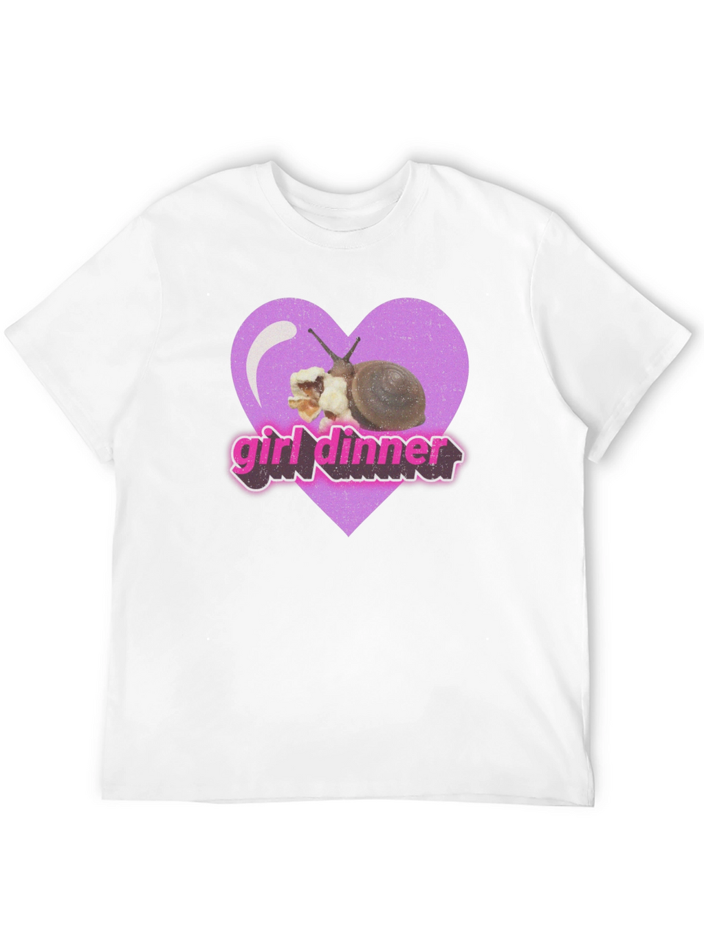 Girl Dinner Snail Graphic Tee