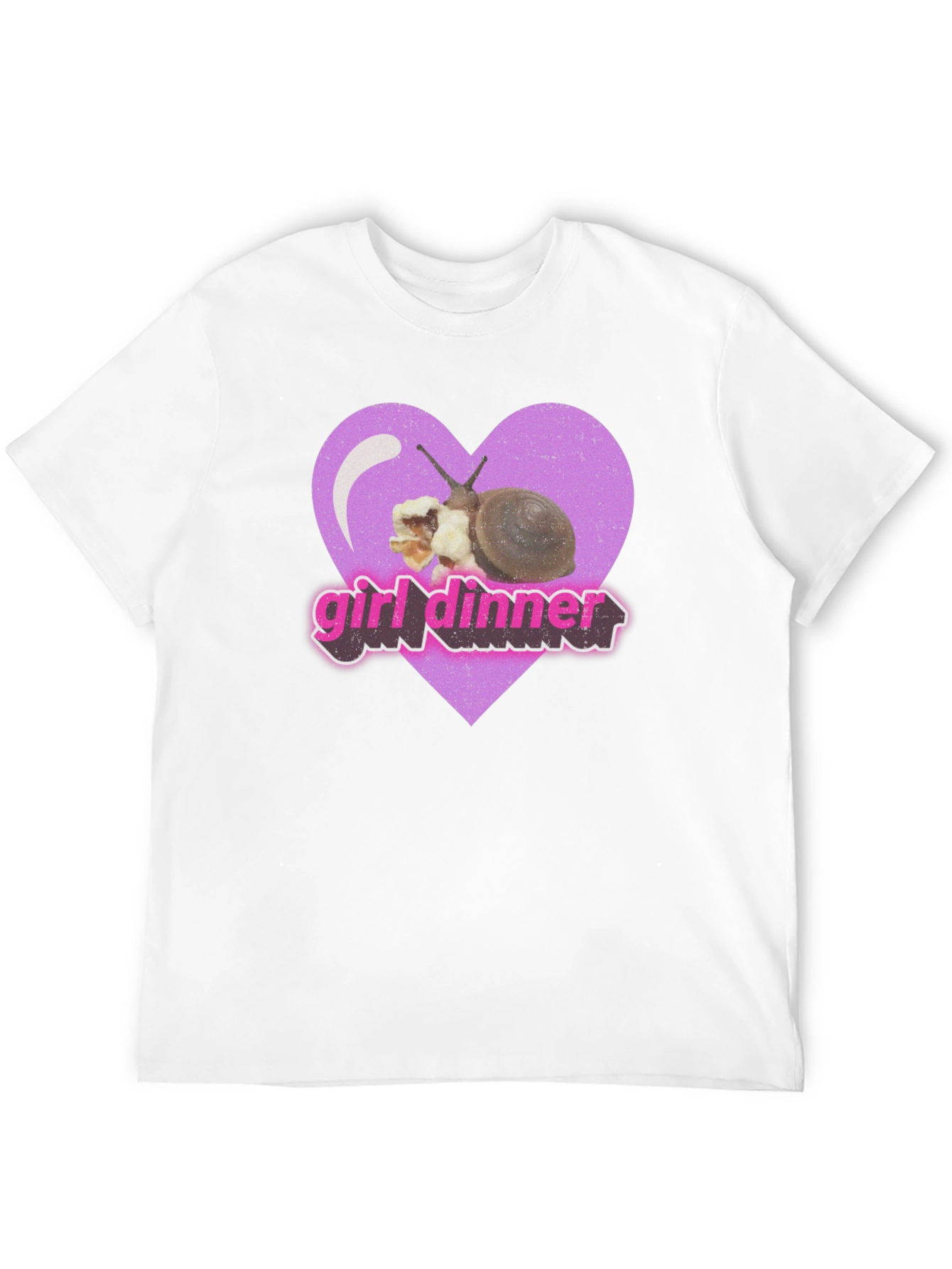 Girl Dinner Snail Graphic Tee