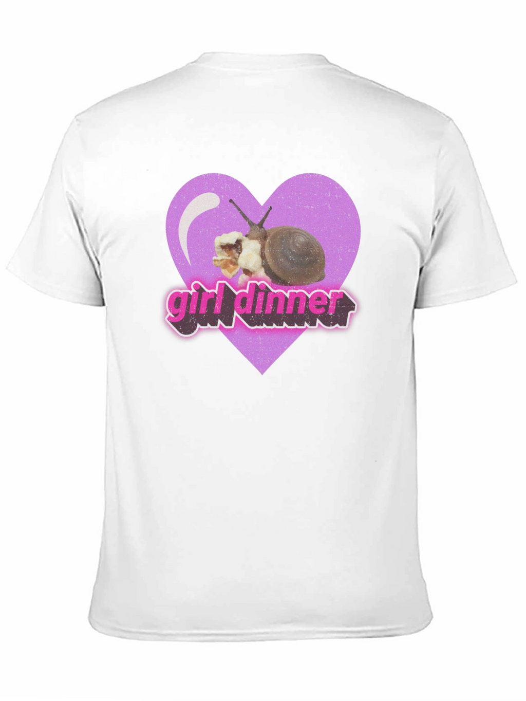 Girl Dinner Snail Graphic Tee