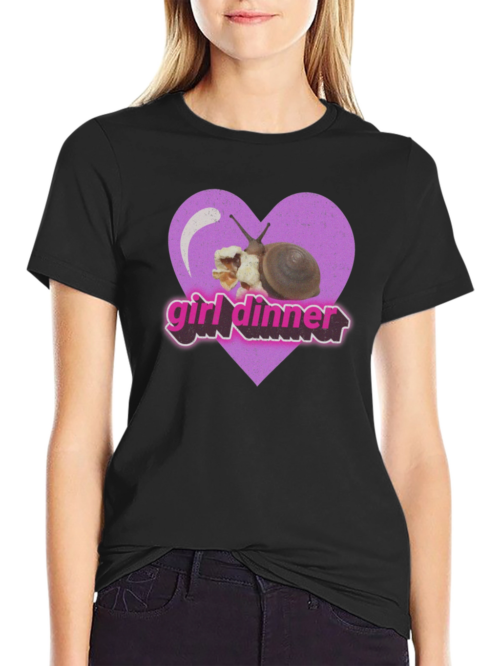 Girl Dinner Snail Graphic Tee