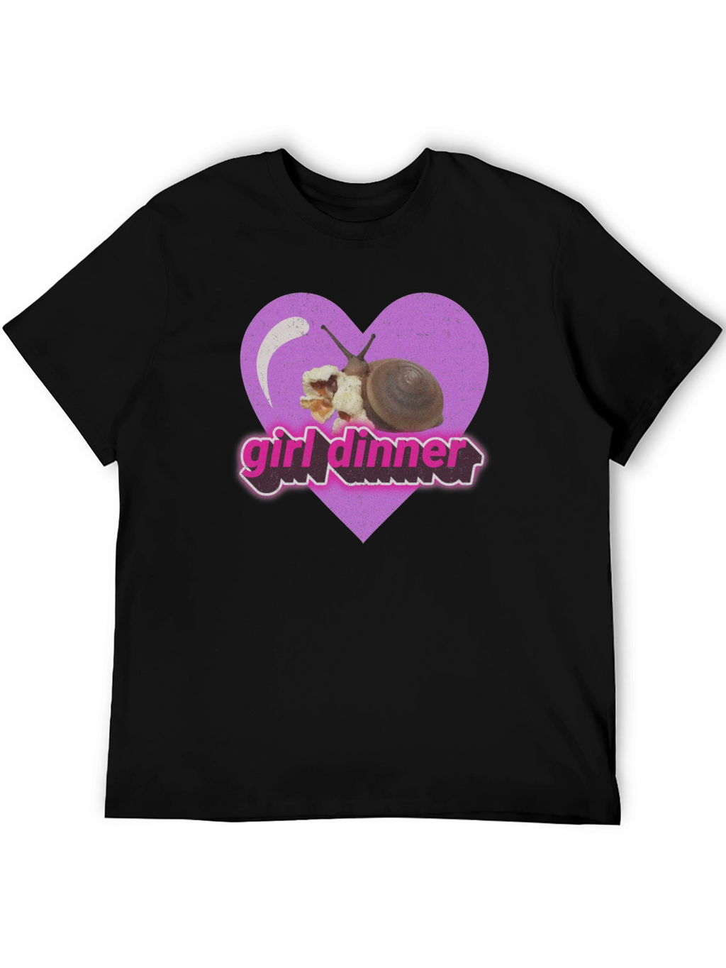 Girl Dinner Snail Graphic Tee