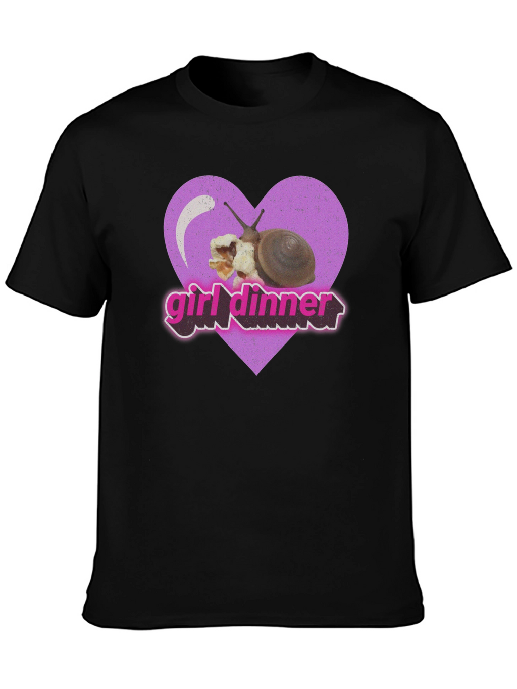 Girl Dinner Snail Graphic Tee
