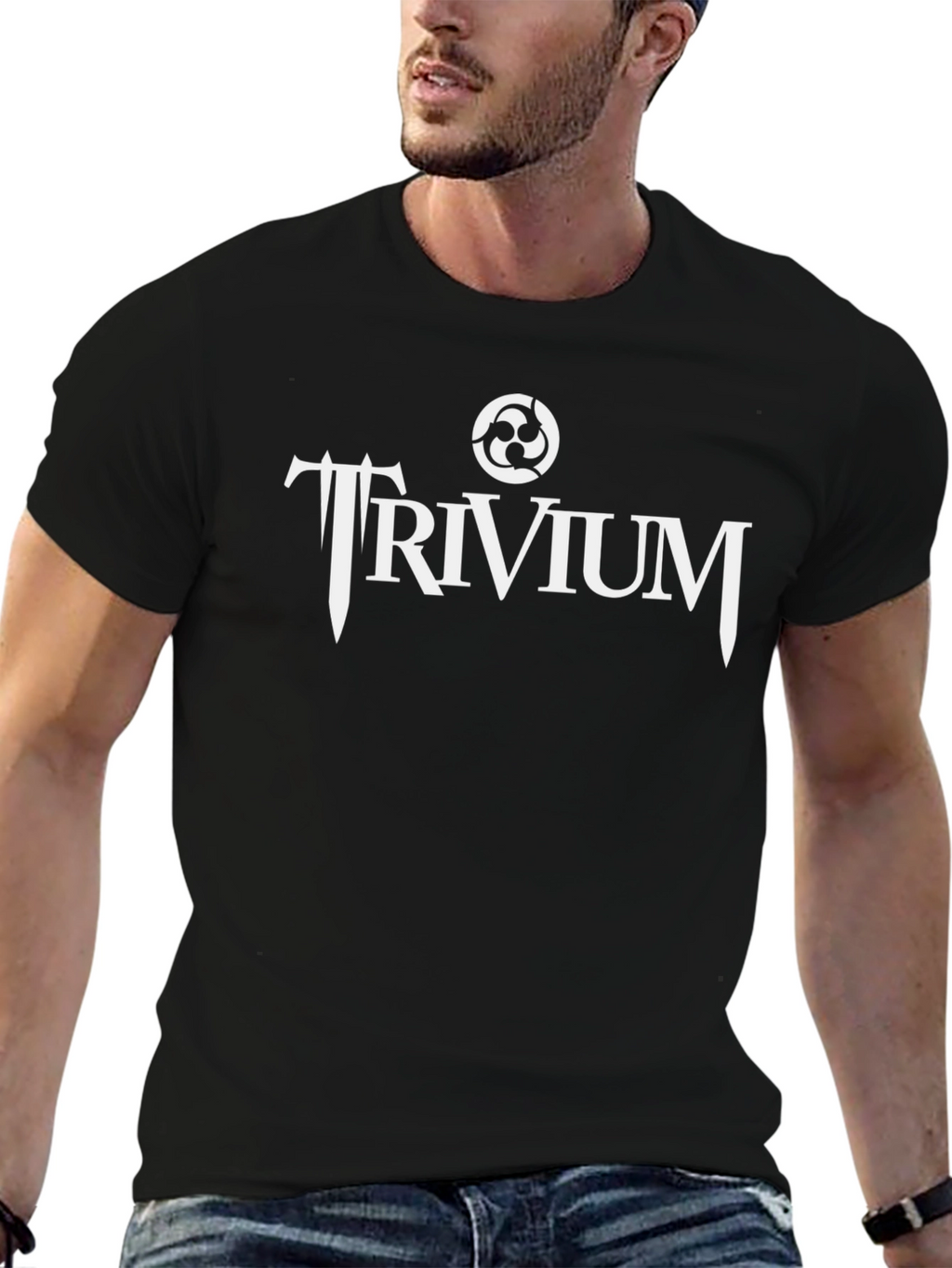 Trivium Band Logo Black T-Shirt