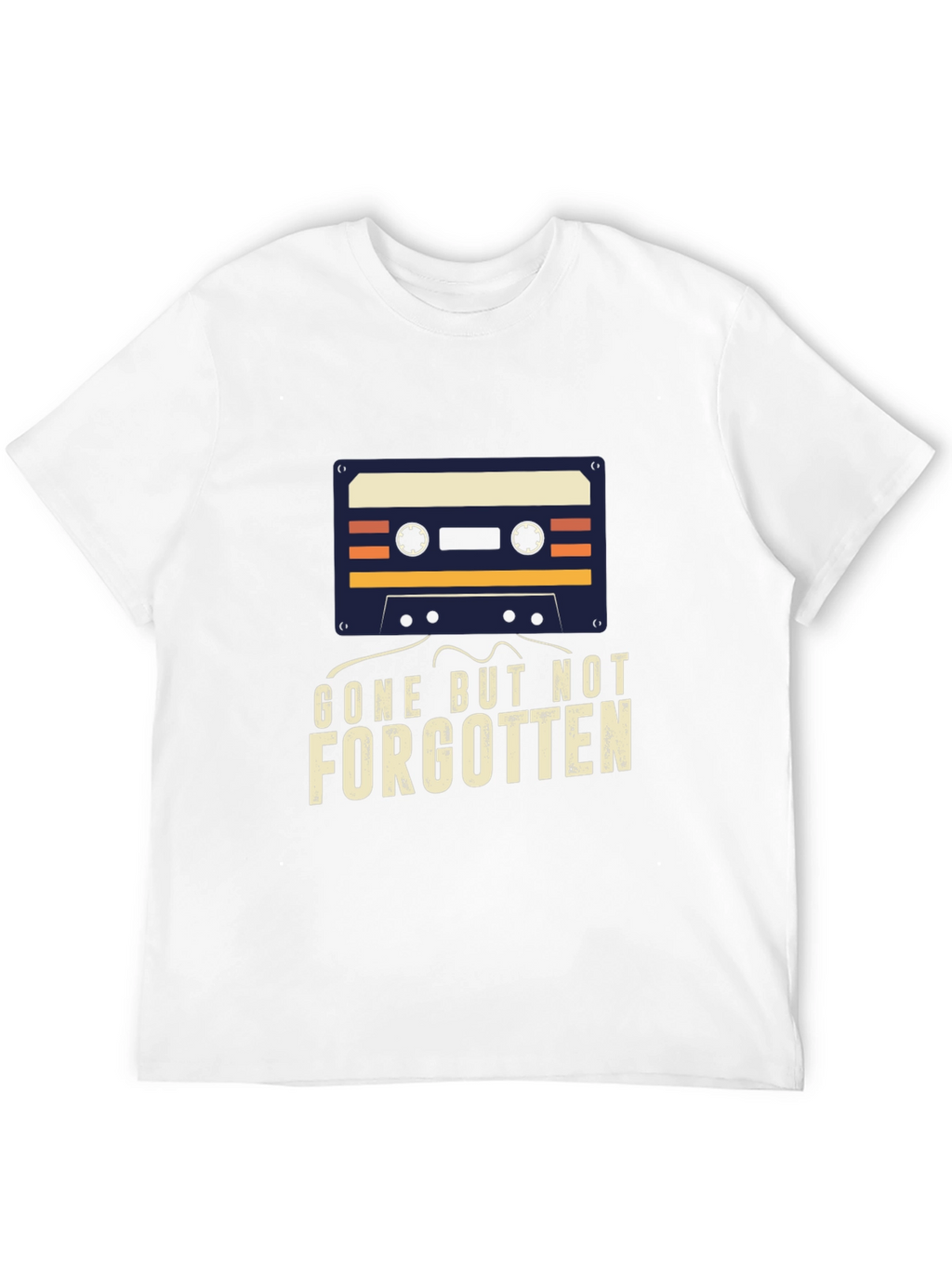 Gone But Not Forgotten Cassette Tape Graphic Tee