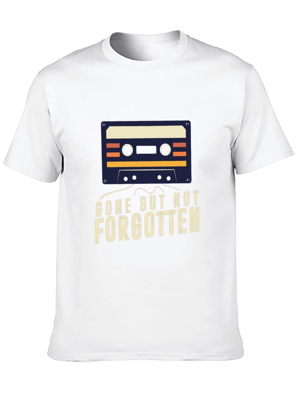 Gone But Not Forgotten Cassette Tape Graphic Tee