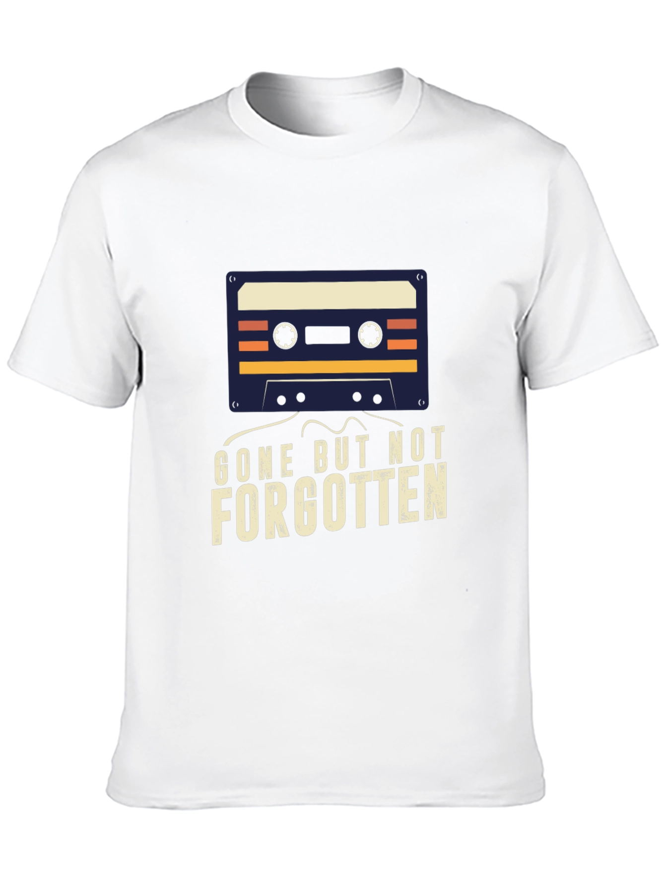 Gone But Not Forgotten Cassette Tape Graphic Tee