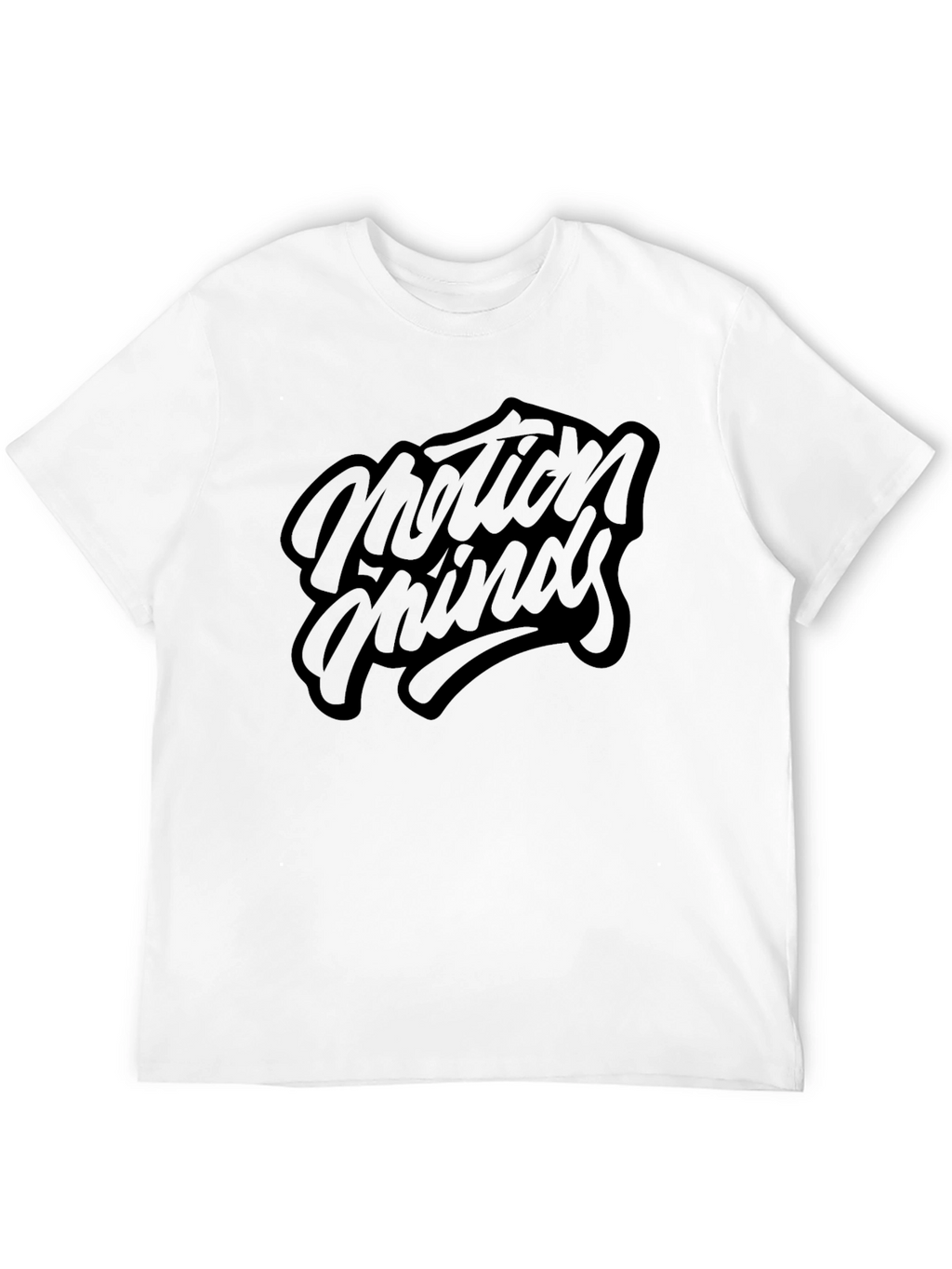 Motion Minds Black Graphic Tee