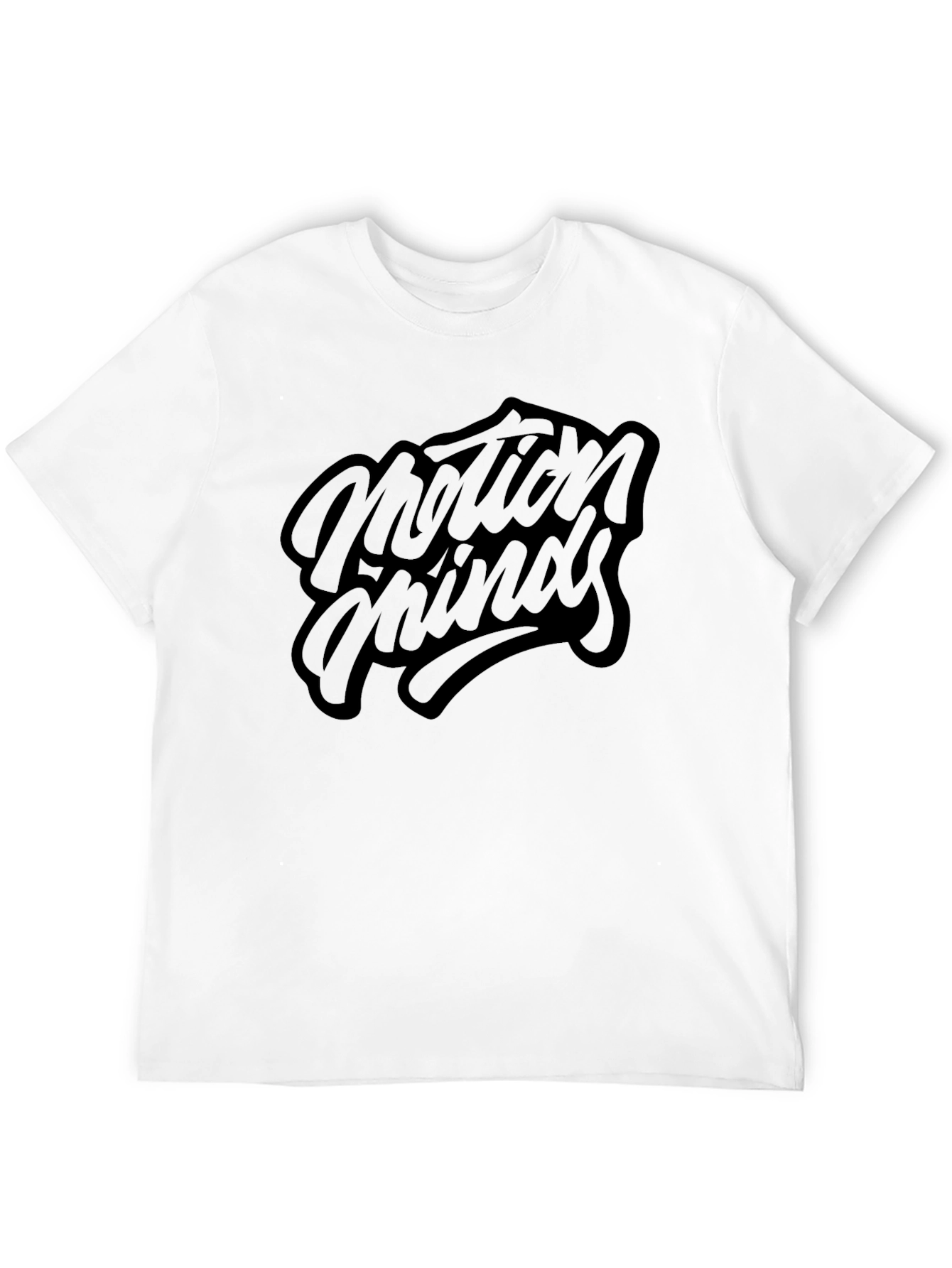 Motion Minds Black Graphic Tee