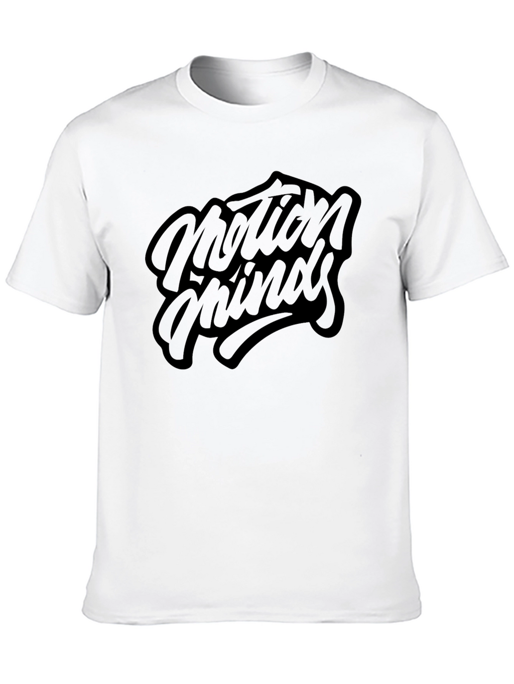 Motion Minds Black Graphic Tee
