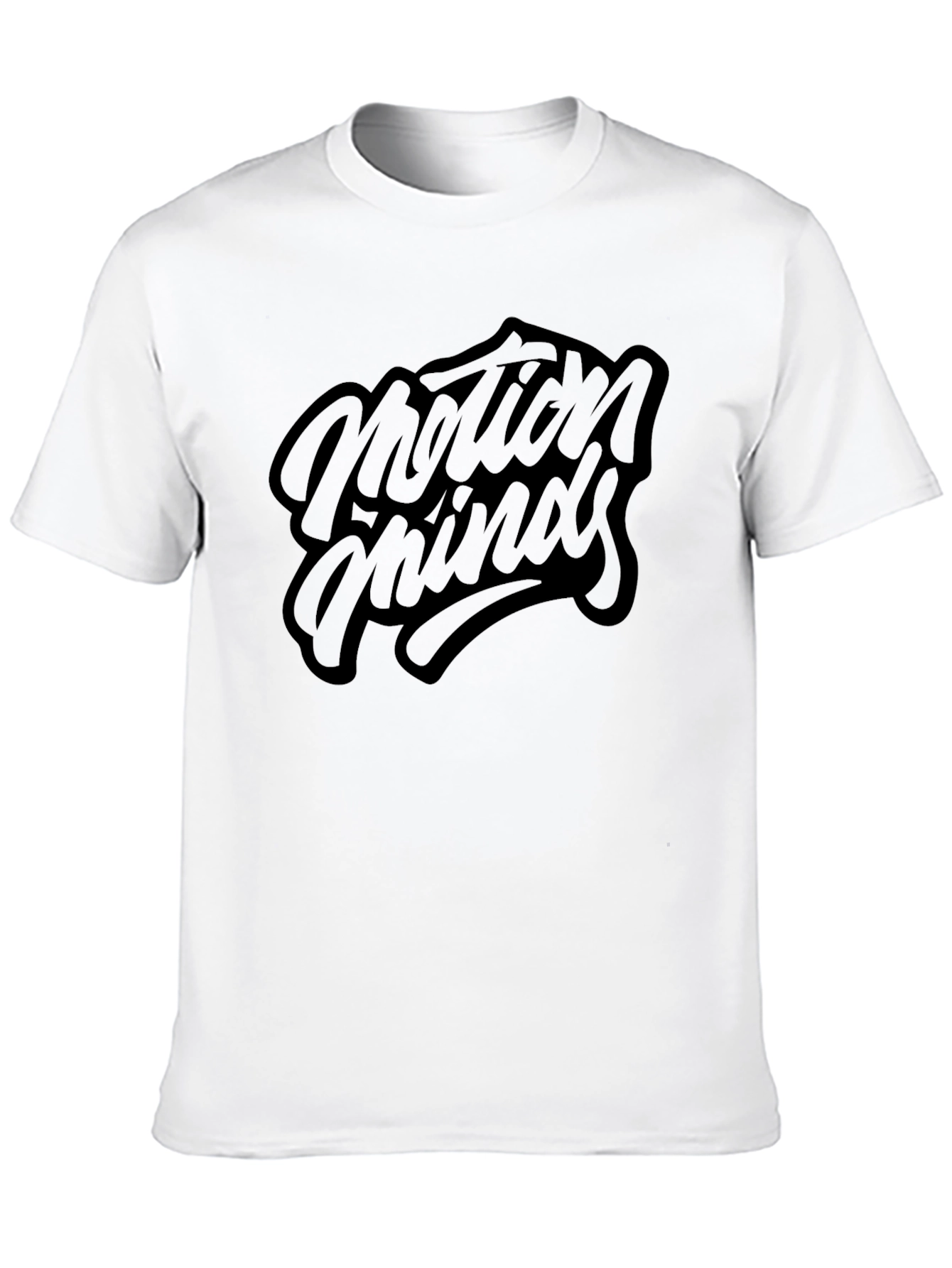 Motion Minds Black Graphic Tee