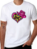 Sunflower Leopard Heart T-Shirt