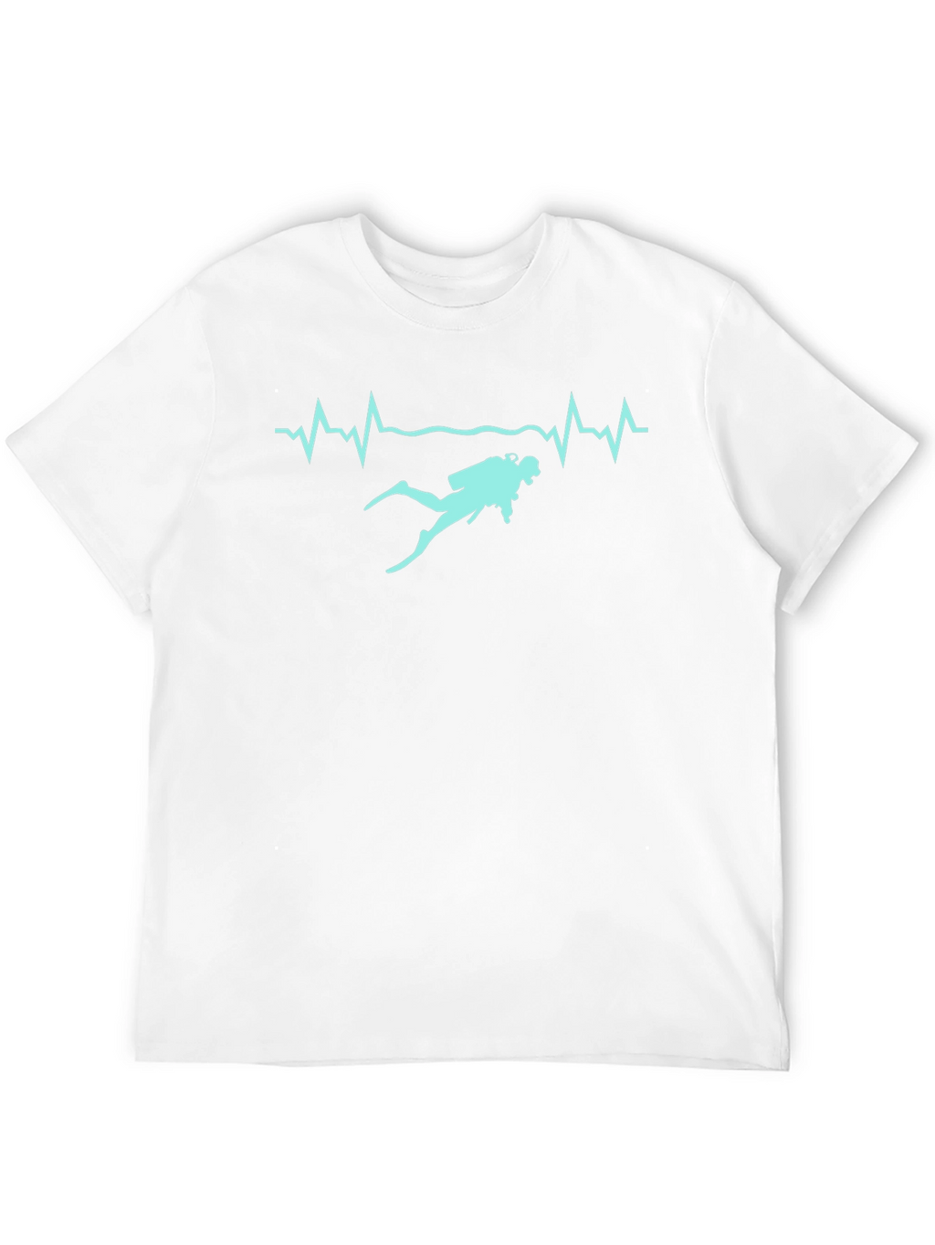 Diver Heartbeat Graphic T-Shirt