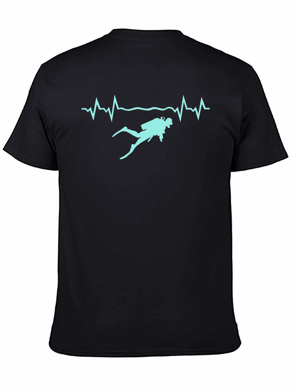 Diver Heartbeat Graphic T-Shirt