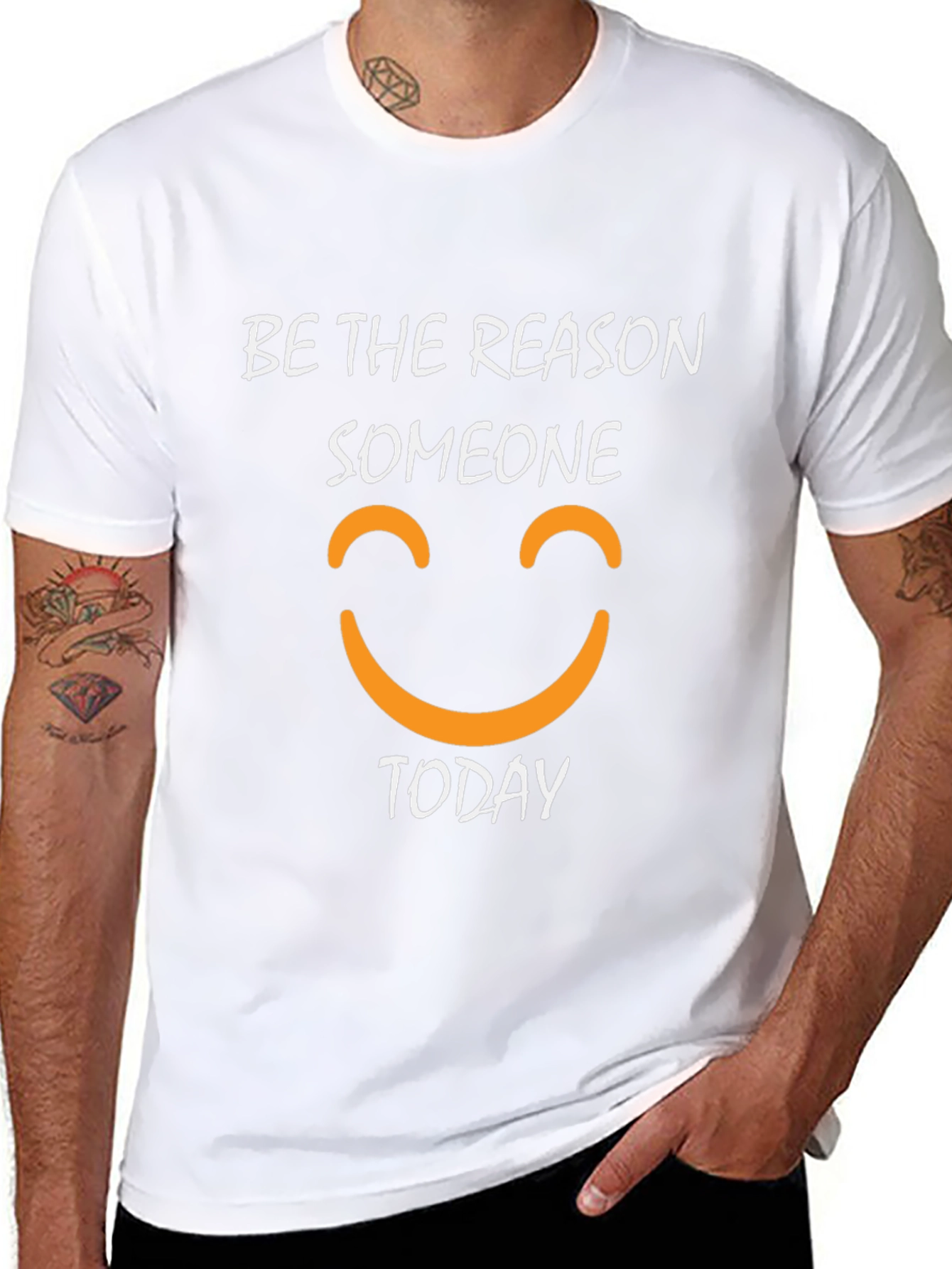 Be The Reason Someone Smiles Today Black T-Shirt