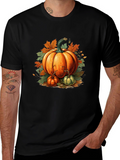 Fall Pumpkin T-Shirt - Autumn Harvest Design