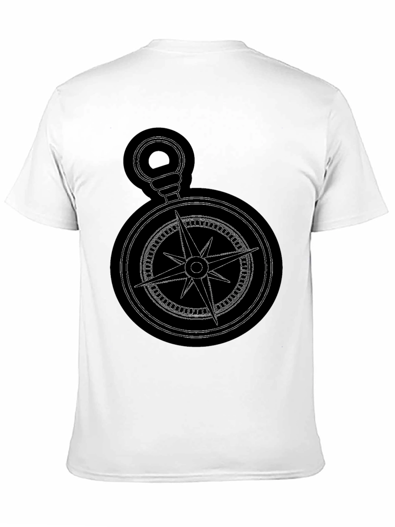 Compass Graphic Black T-Shirt