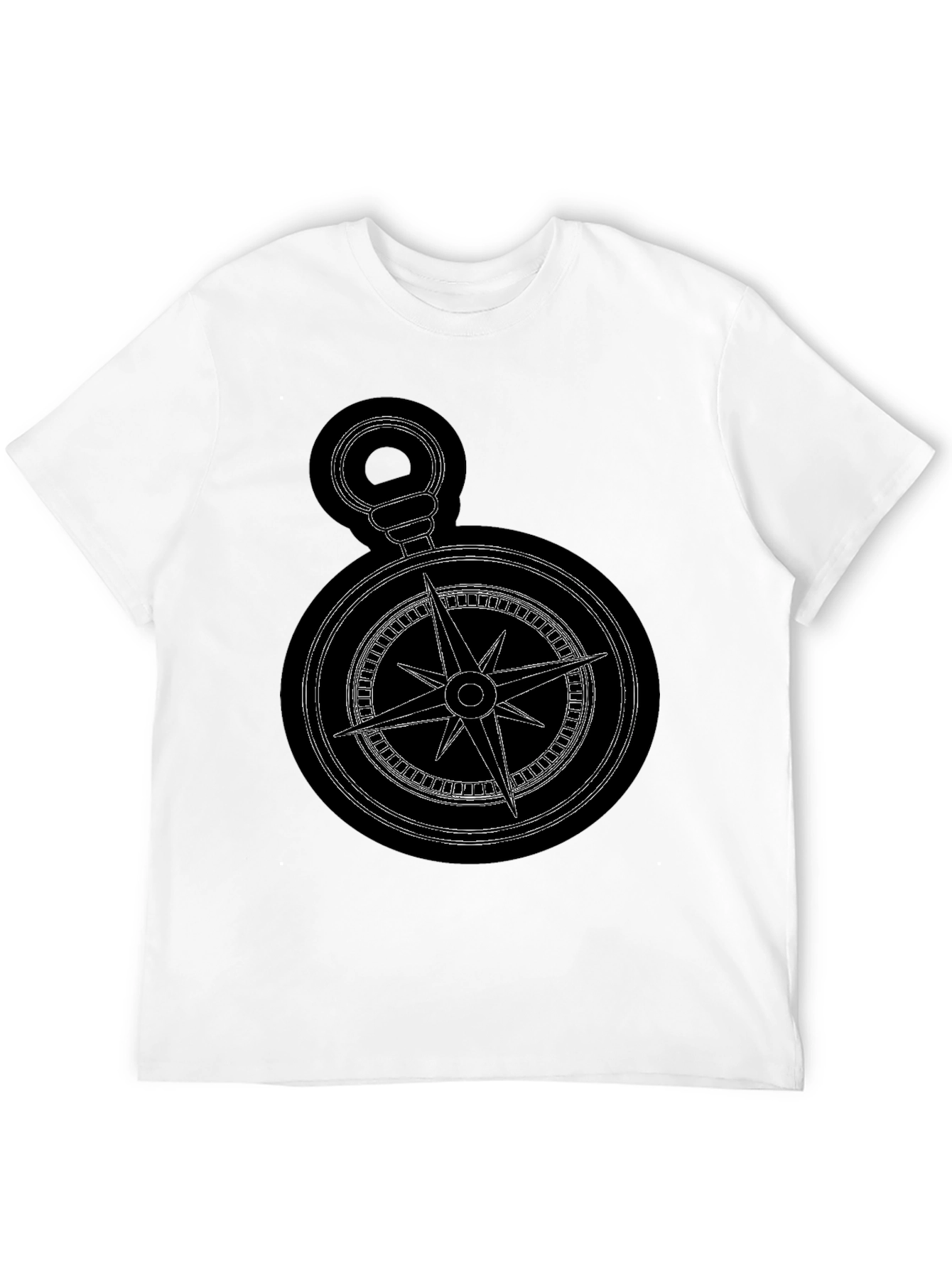 Compass Graphic Black T-Shirt
