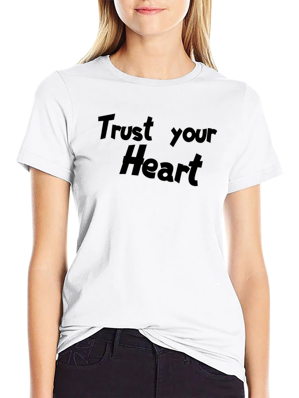 Trust Your Heart Black T-Shirt