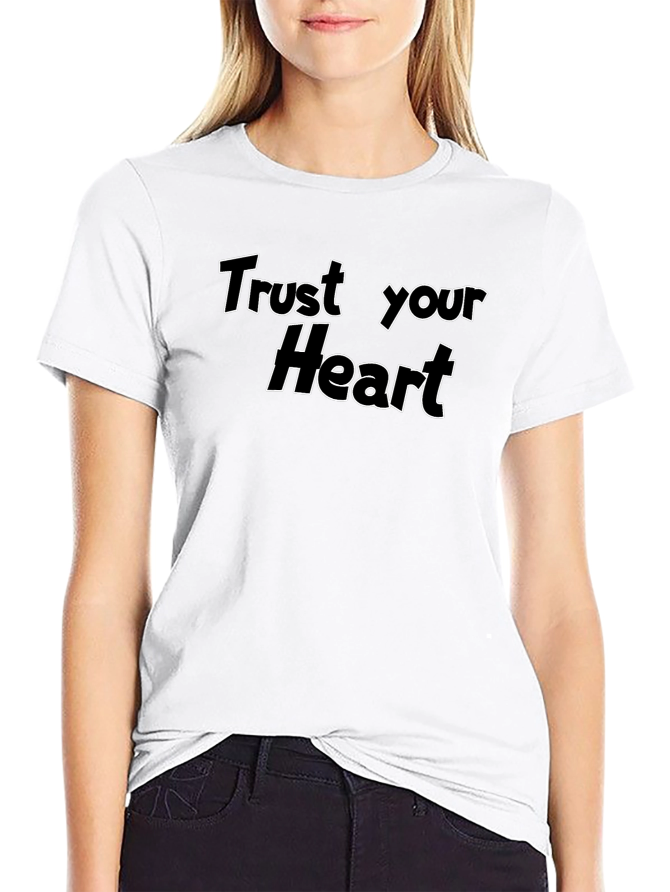 Trust Your Heart Black T-Shirt