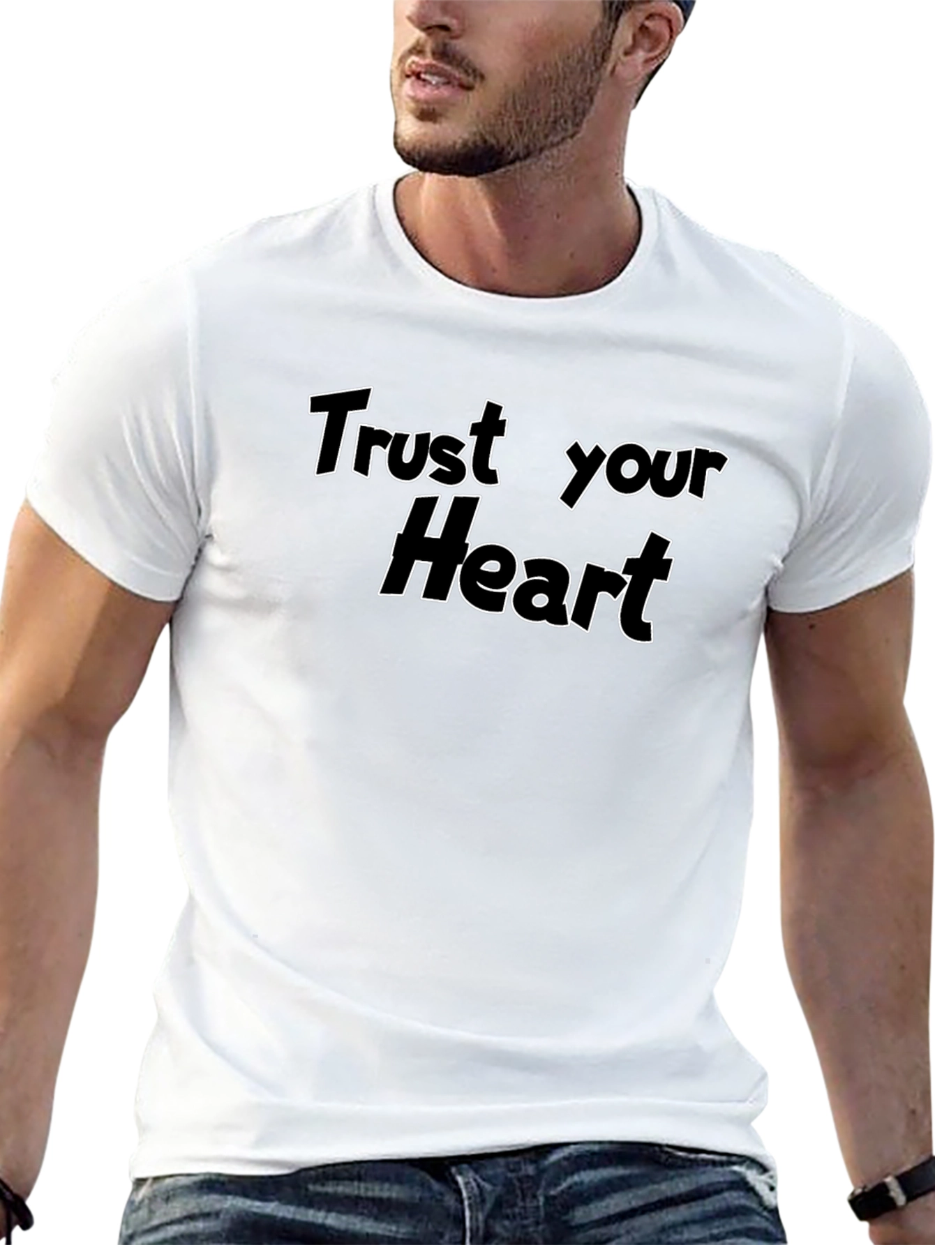 Trust Your Heart Black T-Shirt