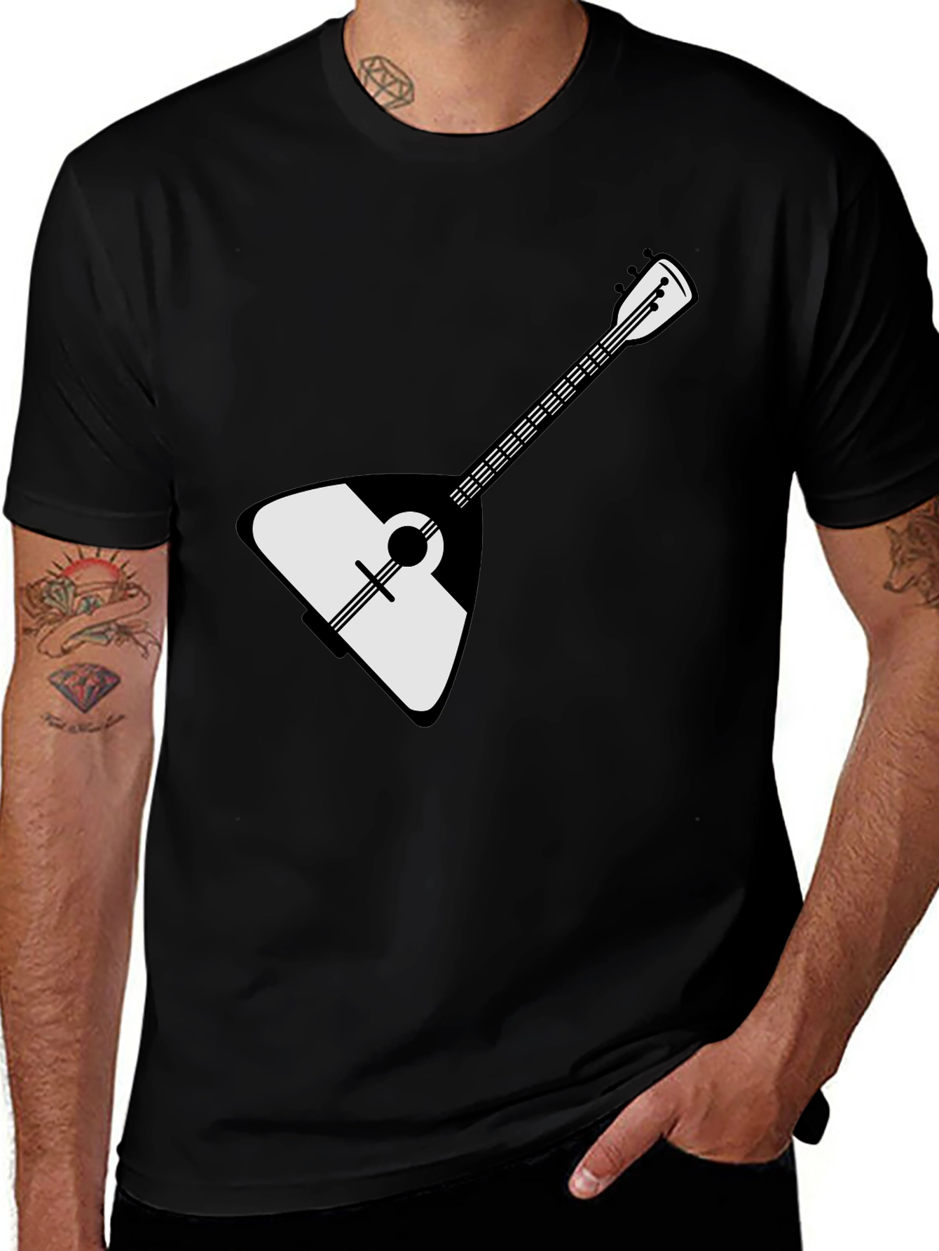 Balalaika Graphic Tee - Cool Musician T-Shirt